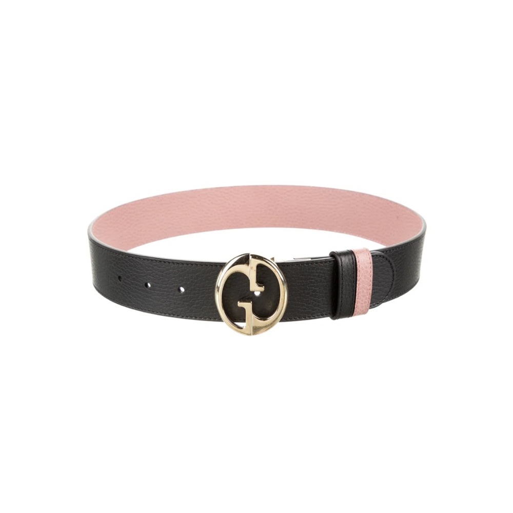 Gucci 1973 Reversible Pebble Leather Belt size 80